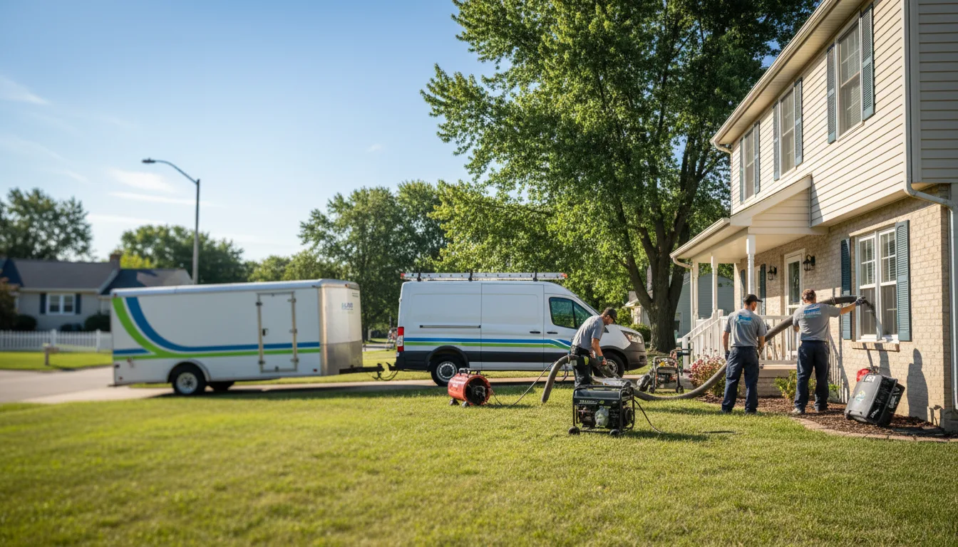 Flooded Basement Restoration And Cleanup With Repair in Little Rock, IA near me